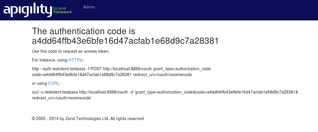 Authentication code