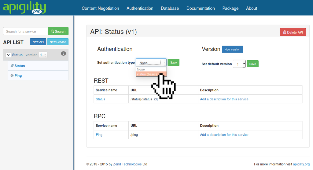 Authentication - API